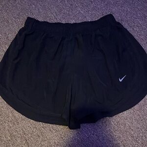 Black Nike athletic shorts